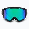 Gogle narciarskie IMX Snow black matt/black/green irridium/bown 2