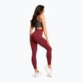 Legginsy damskie Gym Glamour Basic Scrunch burgundy 5