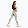 Legginsy damskie Gym Glamour Basic Scrunch green 3