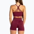 Spodenki treningowe damskie Gym Glamour Push Up 2.0 merlot 4