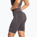 Spodenki bikery treningowe damskie Gym Glamour Push Up 2.0 dark silver 4