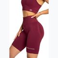 Spodenki bikery treningowe damskie Gym Glamour Push Up 2.0 merlot 3