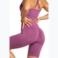 Spodenki bikery treningowe damskie Gym Glamour Push Up 2.0 merry berry 4