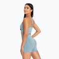 Spodenki treningowe damskie Gym Glamour Push Up 2.0 blue lagoon 3