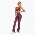 Legginsy damskie Gym Glamour Flare burgundy 2