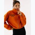Bluza polarowa damska JoyInMe Zip Flow Sweatshirt pumpkin spice 4