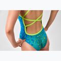 Strój pływacki jednoczęściowy damski SWEEP Aqua Hippos niebieski/żółty/zielony 4