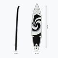 Zestaw deska SUP pompowana Extralink 1010 11'5" czarny/biały 5