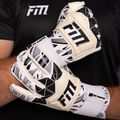 Rękawice bramkarskie Football Masters Invictus X Pro RF white/black 5