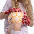 Rękawice bramkarskie dziecięce Football Masters Invictus X Jr rose 4