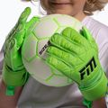 Rękawice bramkarskie dziecięce Football Masters Invictus X Jr lime 3
