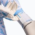 Rękawice bramkarskie Football Masters Invictus X PRO white/blue 9