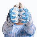 Rękawice bramkarskie Football Masters Invictus X PRO white/blue 10