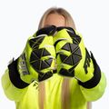 Rękawice bramkarskie Football Masters Invictus X PRO yellow fluo 4