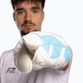 Rękawice bramkarskie Football Masters Invictus X white/blue 3