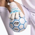 Rękawice bramkarskie Football Masters Invictus X white/blue 9