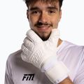 Rękawice bramkarskie Football Masters Invictus X all white 4