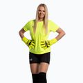 Rękawice bramkarskie Football Masters Invictus X yellow fluo 2
