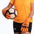 Rękawice bramkarskie Football Masters Invictus X orange fluo 7