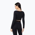 Longsleeve treningowy damski Carpatree Dopamine Buzz Seamless obsidian black 3