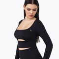 Longsleeve treningowy damski Carpatree Dopamine Buzz Seamless obsidian black 5