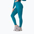 Legginsy treningowe damskie Carpatree Dopamine Buzz Seamless petrol green