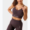 Biustonosz treningowy Carpatree Allure Seamless berry brown 5