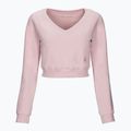 Bluza do jogi damska Moonholi MOONDUST Crop Top różowa 211