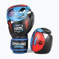 Rękawice bokserskie dziecięce Ground Game Prodigy czarne/multi 10