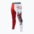 Legginsy treningowe męskie Ground Game Kettei czerwone/białe 6