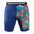Spodenki treningowe męskie Ground Game Vale Tudo Tatakai niebieskie