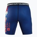 Spodenki treningowe męskie Ground Game Vale Tudo Tatakai niebieskie 4
