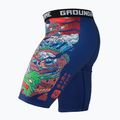 Spodenki treningowe męskie Ground Game Vale Tudo Tatakai niebieskie 5