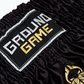 Spodenki treningowe męskie Ground Game Muay Thai Gold czarne 5