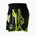 Spodenki treningowe męskie Ground Game Muay Thai Neon czarny/zielony neon 4
