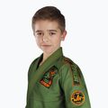 GI do brazylijskiego jiu-jitsu dla dzieci Ground Game Junior 3.0 zielone 2