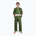 GI do brazylijskiego jiu-jitsu dla dzieci Ground Game Junior 3.0 oliwkowe