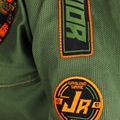 GI do brazylijskiego jiu-jitsu dla dzieci Ground Game Junior 3.0 oliwkowe 9