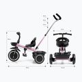Rowerek biegowy trójkołowy Milly Mally Axel pink 11
