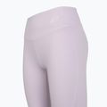 Legginsy treningowe damskie 4F Solar Punk FNK F404 light violet 3