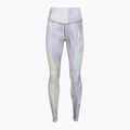 Legginsy treningowe damskie 4F Solar Punk FNK F454 light yellow allover 7