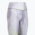Legginsy treningowe damskie 4F Solar Punk FNK F454 light yellow allover 9
