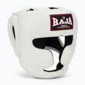 Kask bokserski RAJA BOXING Genuine Leather white
