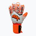 Rękawice bramkarskie dziecięce 4keepers Force V 2.20 RF biały/pomarańczowy 5