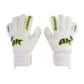 Rękawice bramkarskie 4keepers Champ Carbo V HB biały/żółty