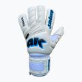 Rękawice bramkarskie dziecięce 4keepers Champ Aq Contact V HB biały/niebieski 4