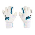 Rękawice bramkarskie dziecięce 4keepers Champ Aq Contact V HB biały/niebieski