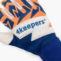 Rękawice bramkarskie dziecięce 4keepers Equip Puesta NC Jr niebieski/pomarańczowy 3