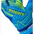 Rękawice bramkarskie dziecięce 4keepers Soft Azur NC Jr niebieskie 5