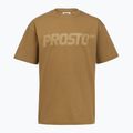 Koszulka męska PROSTO Big Logo cinnamon beige